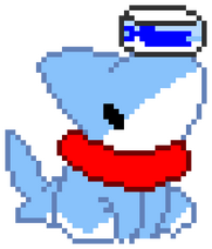 Shark w/ Water Bowl