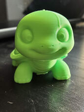 A custom 3D printed creation from the studio